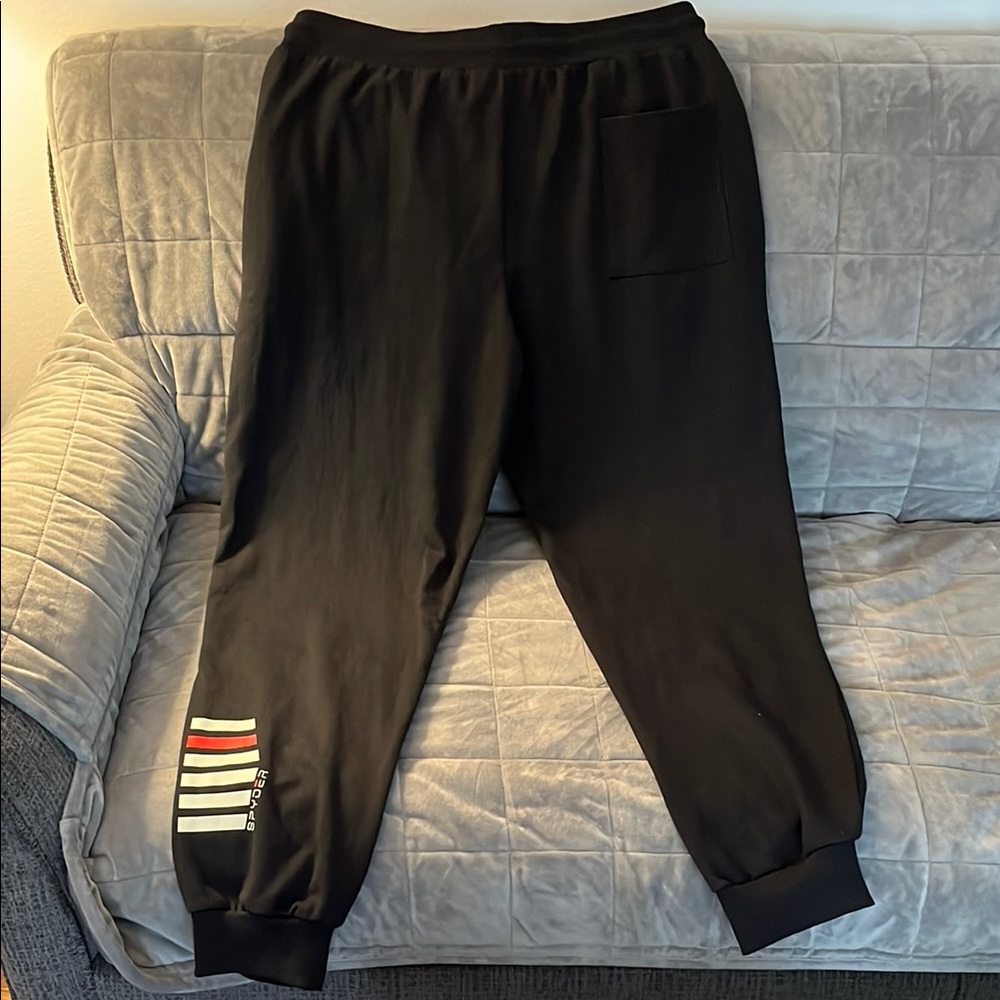 Spyder Black Jogger Sweatpants with Elastic Waistband - Picture 8 of 10